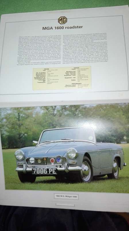 GREAT MARQUES POSTER BOOK M G Chris Harvey ( Please see the  Condition  Information  )