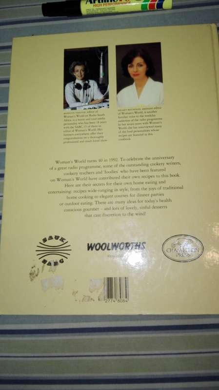 WOMAN`S WORLD 40th BIRTHDAY CELEBRATION COOKBOOK  ( Hardcover  cook book Womens world radio    )