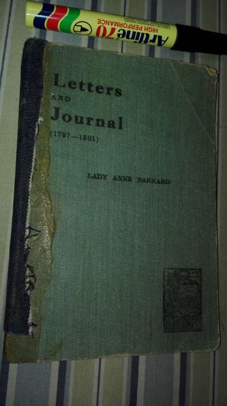 LADY ANNE BARNARD Letters and Journal ( 1787 - 1801 ) (  Condition Fair /poor  )