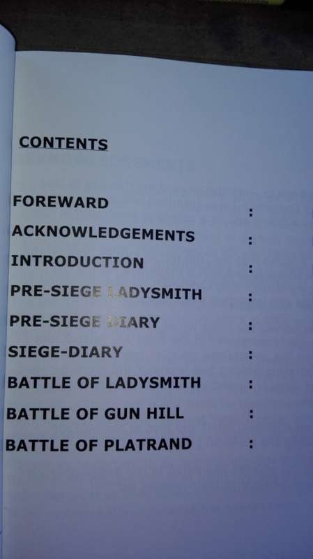 A DIARY OF THE SIEGE OF LADYSMITH  by BRIAN KAIGHIN