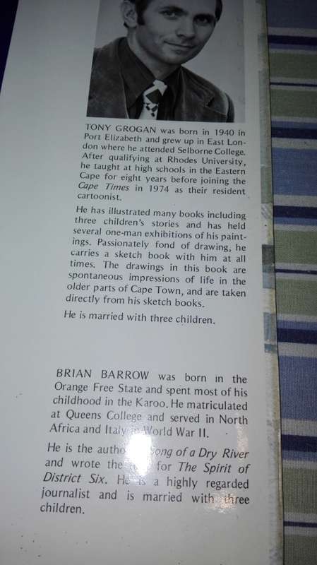 TONY GROGAN`S VANISHING CAPE TOWN Text BRIAN BARROW