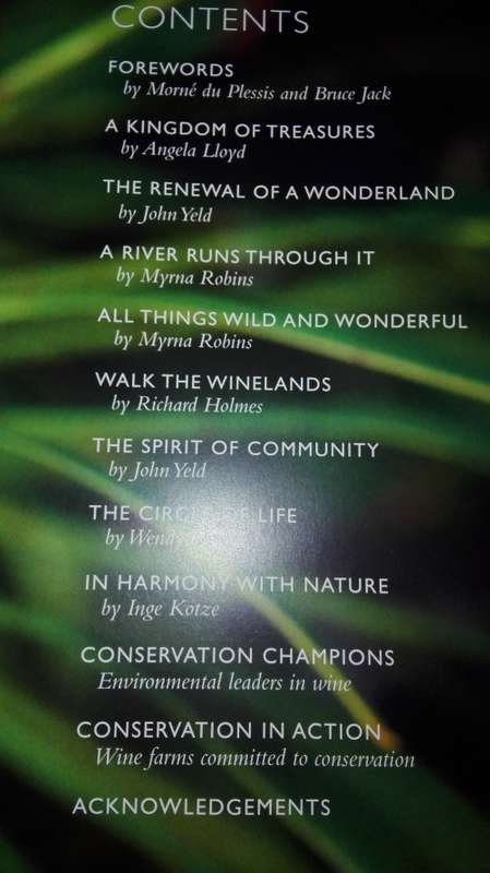 THE WINE KINGDOM Celebrating conservatiom in the Cape inelands  WWF South Africa