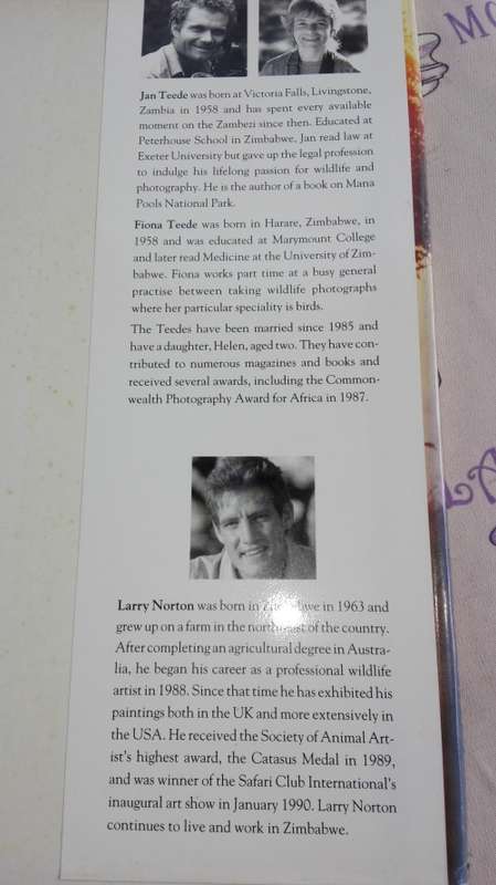 2 Books ZAMBEZI Laurie Watermeyer plus The ZAMBEZI River of the Gods Jan and Fiona Teede - Signed