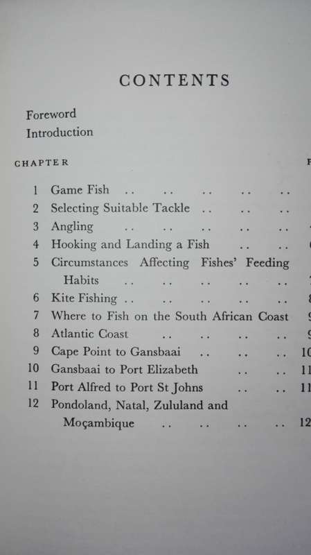 SALT WATER FISH and FISHING in SOUTHERN AFRICA K T LILLIECRONA 1966 Old angling book