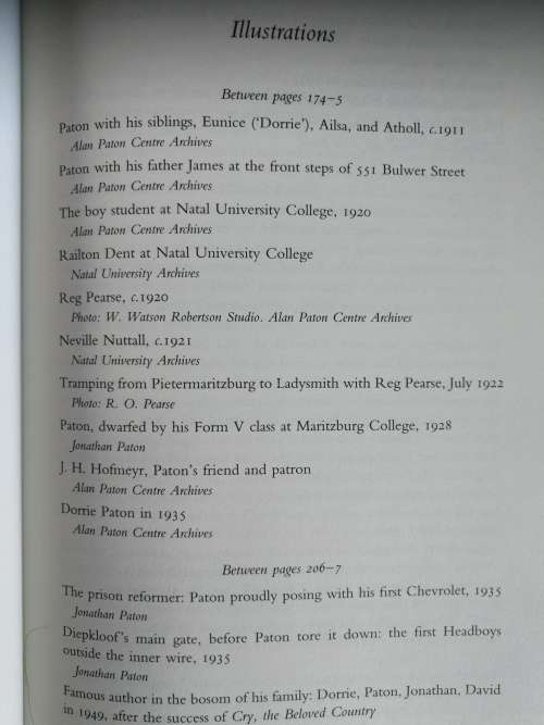 ALAN PATON A BIOGRAPHY PETER F ALEXANDER  ( author of Cry Beloved Country )