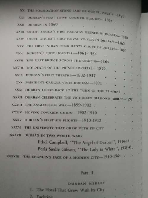 PORT NATAL A PIONEER STORY JANIE MALHERBE ( a classic on Durban history from 700 BC  to 1964 )
