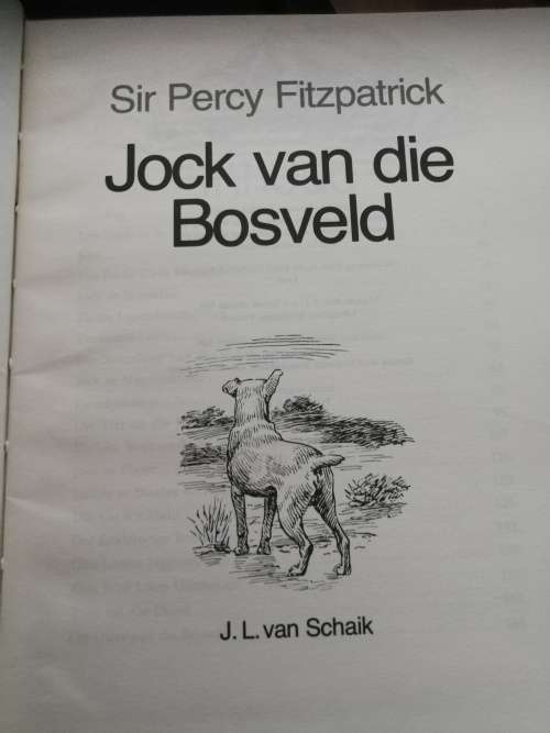 JOCK VAN DIE BOSVELD Sir Percy FitzPatrick Afr.   Hardcover  Some Damage to the Dust Jacket