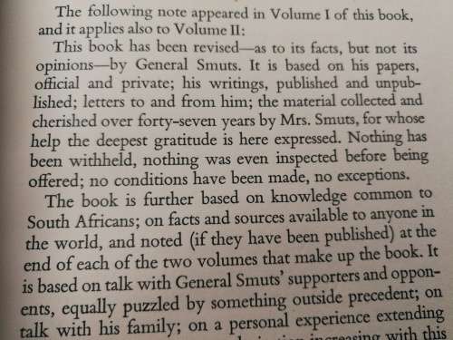 GENERAL SMUTS The Second Volume  by SARAH GERTRUDE MILLIN