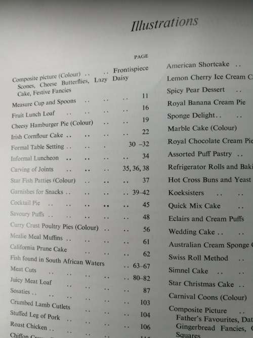 THE ROYAL HOSTESS South Africa's Own Cookbook  Eighth Edition 1970