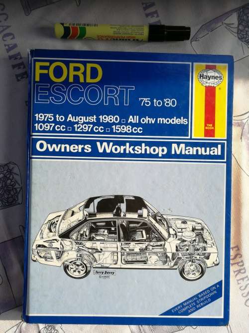 FORD ESCORT Owners Workshop Manual Sept. 1975 to Sept. 1980 ( HAYNES )  Motor car vehicle