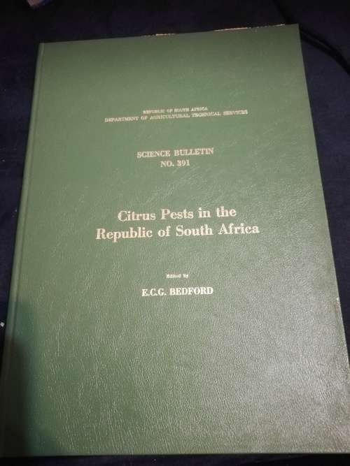 CITRUS PESTS in the REPUBLIC of SOUTH AFRICA E C G BEDFORD Dept of Agriculture ( fruit tree