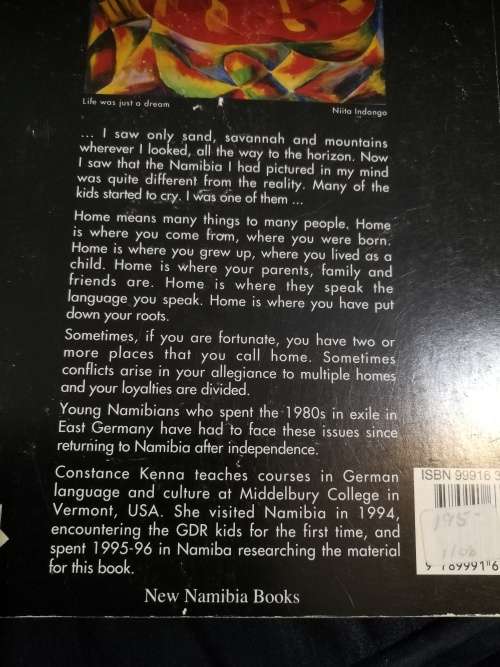 HOMECOMING  THE GDR KIDS OF NAMIBIA Edited by CONSTANCE KENNA ( South West Africa Namibia History