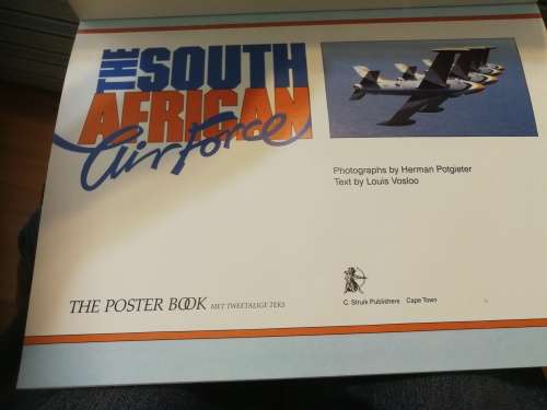 The South African AIR FORCE THE POSTER BOOK HERMAN POTGIETER Met Tweetalige Teks