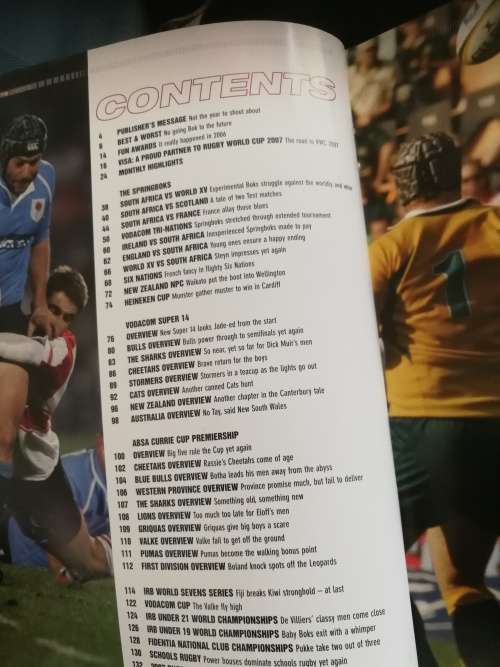 THE RUGBY ANNUAL 2007 EDITION
