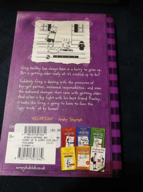 Bundle of 3 DIARY OF A WIMPY KID Books JEFF KINNEY