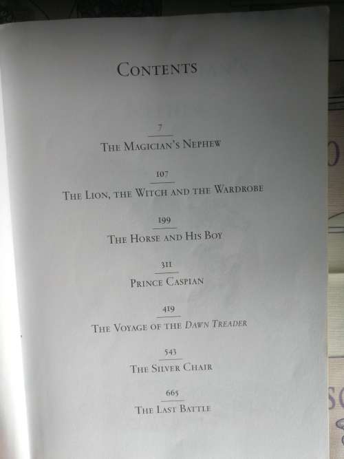 THE CHRONICLES OF NARNIA C S LEWIS