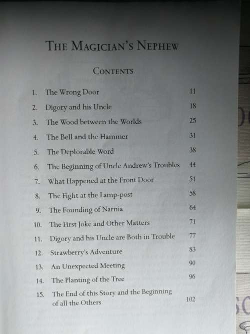 THE CHRONICLES OF NARNIA C S LEWIS