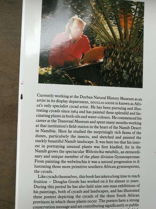 CYCADS OF AFRICA by and SIGNED by DOUGLAS GOODE Consultant Editor John Comrie - Grieg