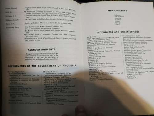 ENCYCLOPAEDIA RHODESIA ( Rhodesiana )