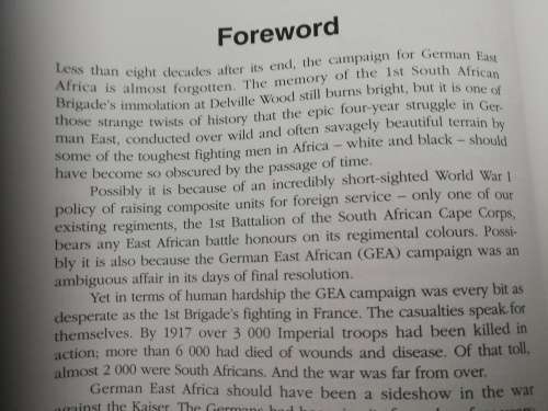 THEY FOUGHT FOR KING AND KAISER  , South Africans in German East Africa , 1916,  James Ambrose Brown