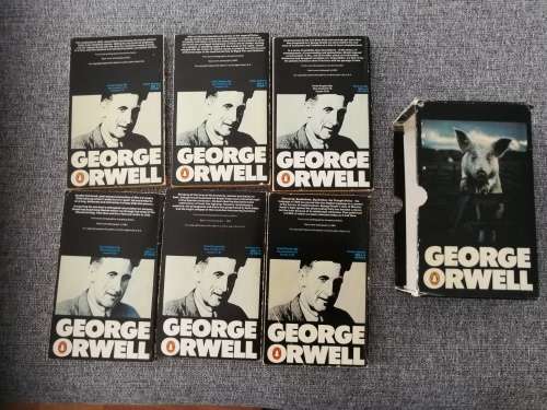 GEORGE ORWELL BOXED SET  of SIX SOFTCOVER BOOKS  including NINETEEN EIGHTY FOUR