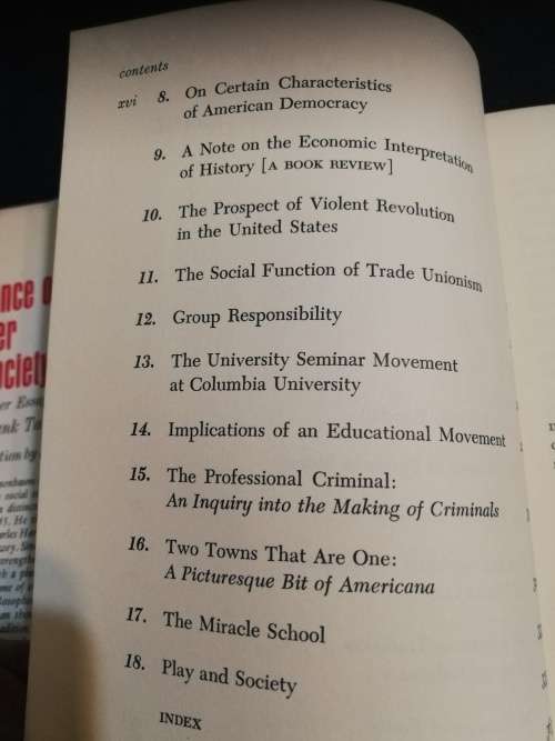 THE BALANCE OF POWER IN SOCIETY and Other Essays FRANK TANNENBAUM