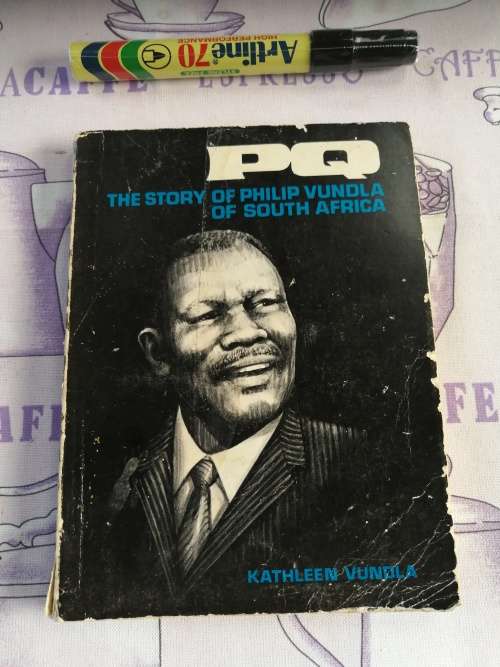 PQ THE STORY OF PHILIP VUNDLA OF SOUTH AFRICA  KATHLEEN VUNDLA ( please add for shipping /  postage
