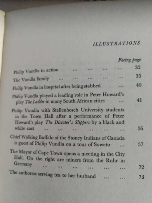 PQ THE STORY OF PHILIP VUNDLA OF SOUTH AFRICA  KATHLEEN VUNDLA ( please add for shipping /  postage