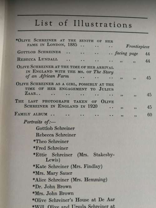 OLIVE SCHREINER  The Life and Writings VERA BUCHANAN-GOULD NOT WITHOUT HONOUR