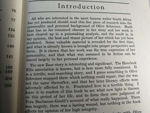 OLIVE SCHREINER  The Life and Writings VERA BUCHANAN-GOULD NOT WITHOUT HONOUR