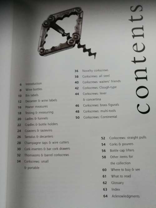 CORKSCREWS and WINE ANTIQUES A Collector`s Guide PHIL ELLIS