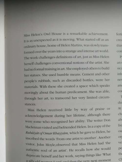 THE OWL HOUSE ANNE EMSLIE The House of Helen Martins in Nieu Bethesda Great Karoo Graaf Reinet