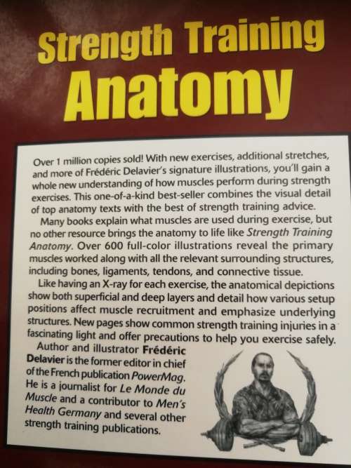STRENGTH TRAINING ANATOMY FREDERIC DELAVIER  Third Edition ( Fitness Body Muscle Building )