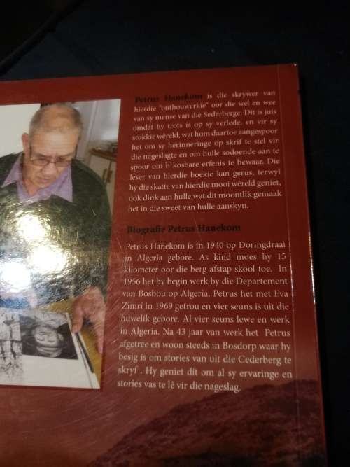 DIEP SPORE PETRUS HANEKOM  Geteken