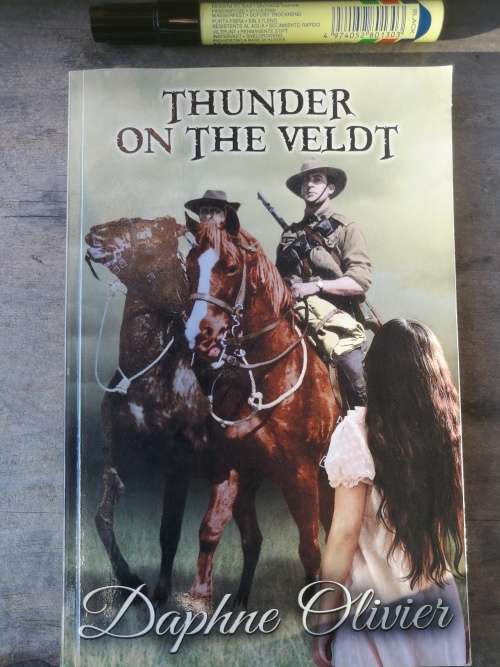 THUNDER ON THE VELDT DAPHNE OLIVIER  ( Signed )