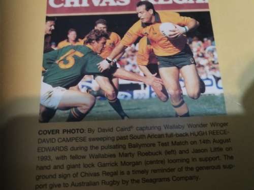 GIANTS GREEN AND GOLD  Springboks versus Wallabies 1921-1993 IAN DIEHM  Australian Rugby