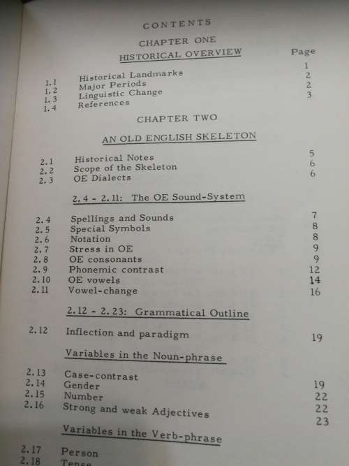 RHODES MANUAL OF OLD ENGLISH ALDRIDGE and BRANFORD  ( language )  ( Scarce )