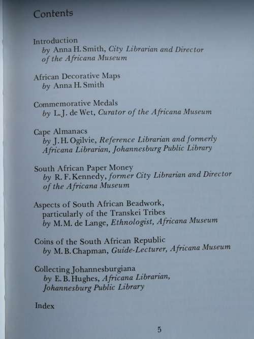AFRICANA CURIOSITIES Edited by ANNA H SMITH