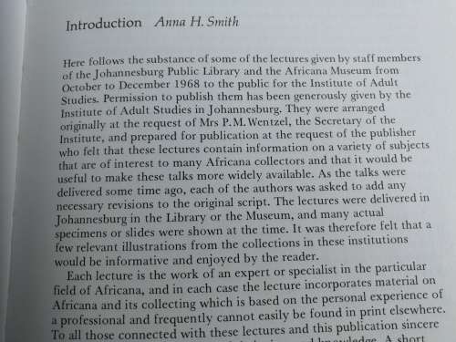 AFRICANA CURIOSITIES Edited by ANNA H SMITH