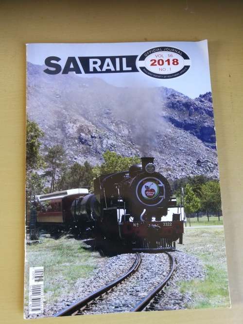Bundle of 56 S A RAIL S A SPOOR Official Journal Magazines July /Aug 1984 to 2018 ( railway trains )