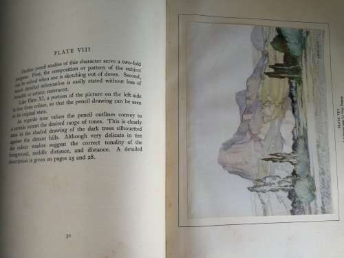 THE TECHNIQUE of WATER-COLOUR Painting by L RICHMOND and J LITTLEJOHNS 1948  ( art water colour )