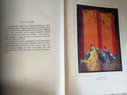 THE TECHNIQUE of WATER-COLOUR Painting by L RICHMOND and J LITTLEJOHNS 1948  ( art water colour )
