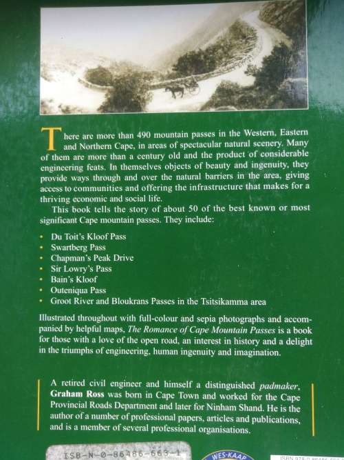 THE ROMANCE OF CAPE MOUNTAIN PASSES GRAHAM ROSS
