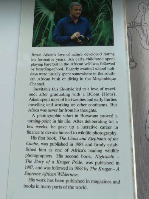 THE KRUGER A Supreme Wilderness BRUCE AIKEN ( Kruger National Park KNP )