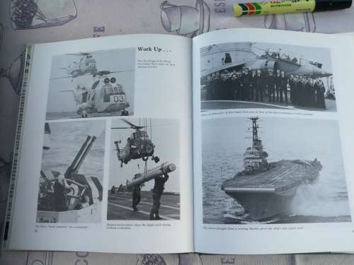 HMS BULWARK 1948 - 1984 KEN BURNS and MIKE CRITCHLEY  ( Royal Navy Britsh War ships warships )