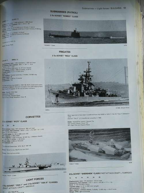 JANE`S FIGHTING SHIPS 1983 -84 Ed by Captain JOHN MOORE RN Standard reference of the world`s navies