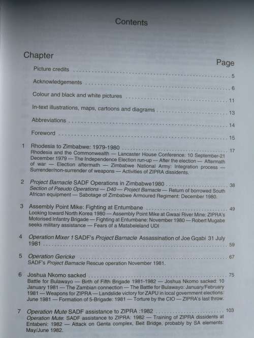 CRY ZIMBABWE Independence Twenty Years On PETER STIFF ( Rhodesiana )