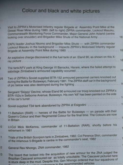 CRY ZIMBABWE Independence Twenty Years On PETER STIFF ( Rhodesiana )