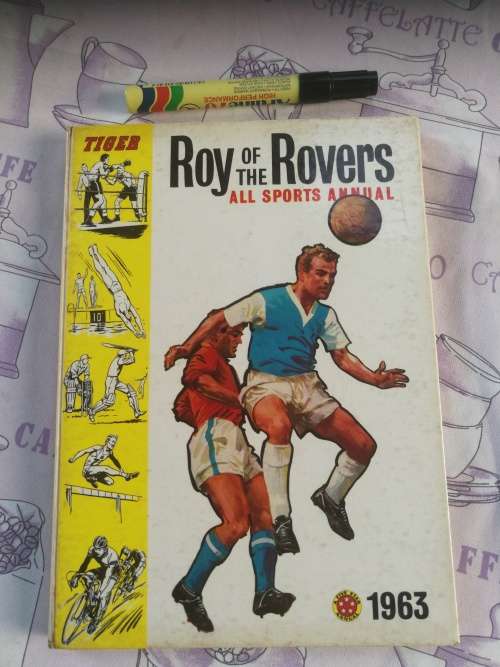 2 ROY OF THE ROVER ANNUALS ROY of the  Rovers All Sports Annual 1963 Roy of the Rovers Annual 1980