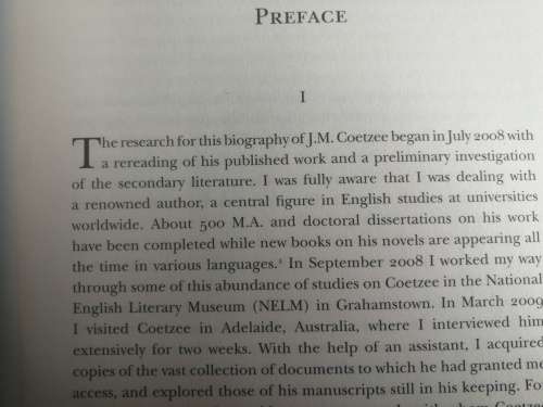 JM COETZEE  A LIFE IN WRITING JC KANNEMEYER